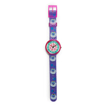 Load image into Gallery viewer, Kids Time Teaching Girl’s Watch (Sassy Sheep).  Easy to read and teach time telling. Cute design perfect for gift and birthdays.  Tell Time Fun.  Learn to Tell Time.