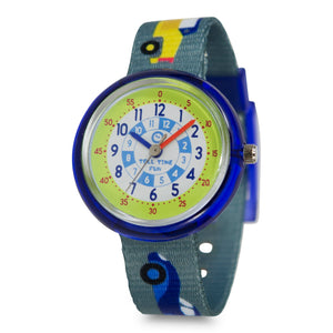 Kids Time Teaching Boys Watch (Cool Cars).  Easy to read and teach time telling. Cute design perfect for gift and birthdays.  Tell Time Fun.  Learn to Tell Time.